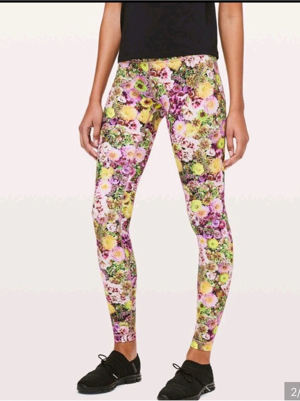 lululemon athletica Wunder Under Floral Print Leggings — sz 6
